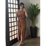 Conjunto shorts/saia transpassada Dara 372 - Terracota 