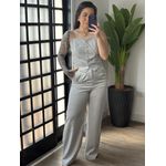 Conjunto Risca de Giz Clara 75 - Cinza 