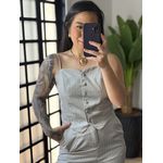 Conjunto Risca de Giz Clara 75 - Cinza 