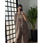 Trijunto Tule Georgina LA021 - Marrom 