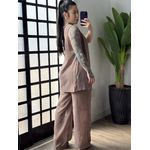 Trijunto Tule Georgina LA021 - Marrom 