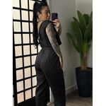 Macacão Alfaiataria Plus Size 1684 - Preto