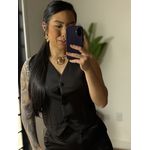 Conjunto Shorts Alfaiataria Dália 86 - Preto