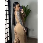 Macacão Longo Laís 064 - Caramelo