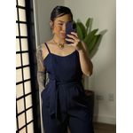 Macacão Longo Laís 064 - Azul Marinho 