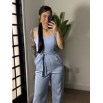 Macacão Longo Laís 064 - Azul Claro 