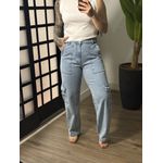 Calça Wide Leg Cargo P8565 - Médio