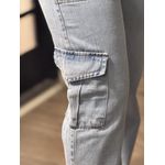 Calça Wide Leg Cargo P8565 - Médio