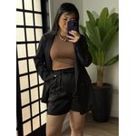Conjunto Shorts Diana 22168 - Preto 