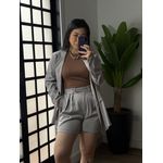 Conjunto Shorts Diana 22168 - Cinza 