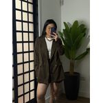 Conjunto Shorts Diana 22168 - Marrom 