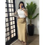 Saia Acetinada Pérola 3436 - Bege 