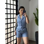 Conjunto Shorts Tereza 1744 - Azul 