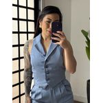 Conjunto Shorts Tereza 1744 - Azul 