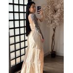 Vestido Lese Maelle 1003 - Bege C011