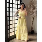 Vestido Lese Maelle 1003 - Amarelo C011