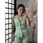 Conjunto Calça Bordado Anitta 7012 - Verde C017