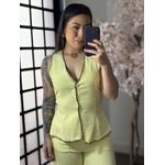 Conjunto Calça Bordado Anitta 7012 - Amarelo C017