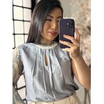 Blusa Delicada Dinora R52 - Cinza C89