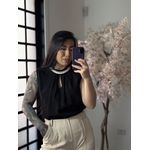 Blusa Delicada Dinora R52 - Preto C089