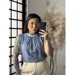 Blusa Delicada Dinora R52 - Azul C089