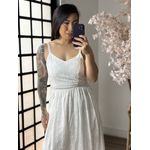 Vestido Longo Lese Nany 1002 - Branco C038