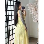 Vestido Longo Lese Nany 1002 - Amarelo C038