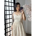 Vestido Longo Lese Bege 1002 - Bege C038