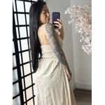 Vestido Longo Lese Bege 1002 - Bege C038