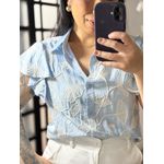 Blusa Bordada Karla 2008 - Azul C091