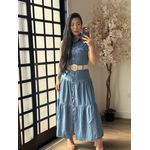 Vestido Jeans Lady 3479 - Escuro C060