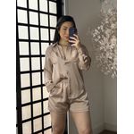 Conjunto Shorts Ivy MC029 - Marrom Claro C055