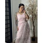 Vestido Tule Zaina Y003 - Rosa Claro C076