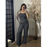 Conjunto Pantalona Grazi Y087 - Cinza C001