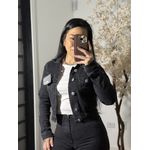 Jaqueta Jeans 1282 - Preto C064