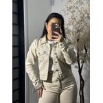 Jaqueta Jeans 949 - Bege C064