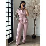 Conjunto Linho Beatriz 396 - Rosa C049