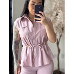 Conjunto Linho Beatriz 396 - Rosa C049