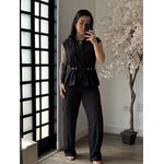 Conjunto Linho Beatriz 396 - Preto C049