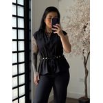 Conjunto Linho Beatriz 396 - Preto C049