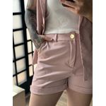 Conjunto Shorts Alfaiataria Zary AK025 - Rosa C035