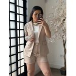 Conjunto Shorts Alfaiataria Zary AK025 - Nude C035