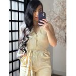 Macacão Bordado Giulia 9516 - Bege C038