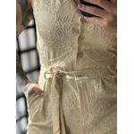 Macacão Bordado Giulia 9516 - Bege C038