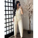 Macacão Bordado Giulia 9516 - Amarelo C038