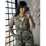 Macacão Bordado Giulia 9516 - Verde C038