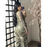 Macacão Bordado Giulia 9516 - Verde C038