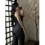 Conjunto Alfaiataria Gabi 6091 - Preto C017