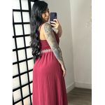 Vestido Bordado Ines Y080 - Vinho C055