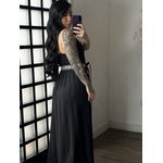 Vestido Bordado Ines Y080 - Preto C055